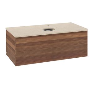 Wastafelonderkast Antao 1000x360x500mm Warm Walnut K31153HM