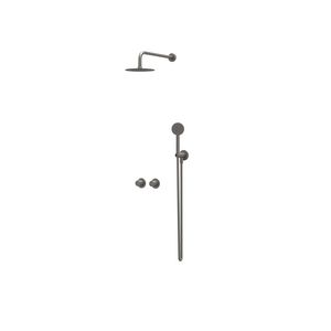 Afbouwdeel regendouche IVY combiset Bond 3 inbouwthermostaat symmetry gebor. metal black CSB3EXGMCAAA excl. inbouwbox
