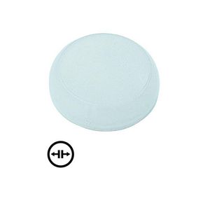 Lens signaallamp wit vlak symbool wissen M22-XL-W-X13