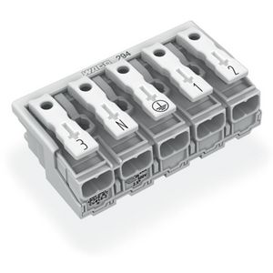 Kroonklem Drukknop extern z. PE-contact wit 294-5055 VVE=250