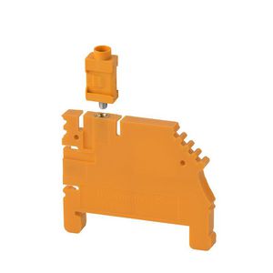 Afsluit- eindplaat oranje 45.4mm 5mm V-2 1068160000 VVE=10