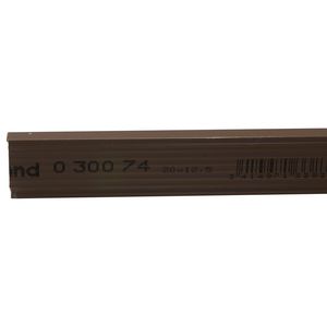 Lengte a 2m. Goot 20x12,5 bruin DLPlus VVE=60