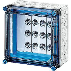 Zekeringk. 4x25A 3p DII E27 op r. 250A 5pol BM2 Deur