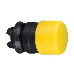 Vuistslagkop Ø30mm drukknop Ø22mm Geel Harmony XB5