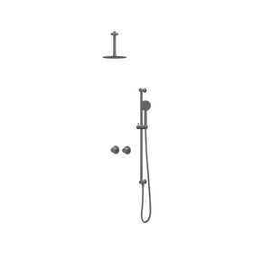 Afbouwdeel regendouche IVY combiset Bond 3 inbouwthermostaat symmetry gebor. metal black CSB3EXGMCABB excl. inbouwbox