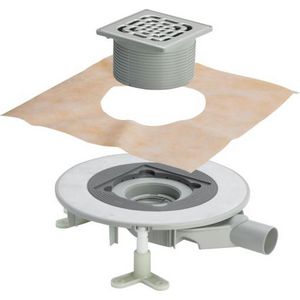 Vloerafvoer DN50 kunststof/grijs 491421-669263