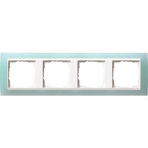 afdekraam 4-v overgangsafdekplaat ZW Gira Event Opaque mint