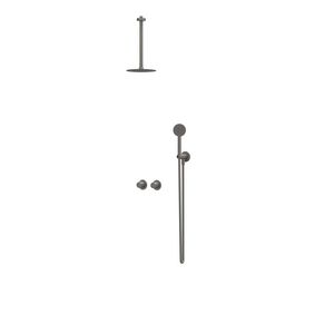 Afbouwdeel regendouche IVY combiset Bond 3 inbouwthermostaat symmetry gebor. metal black CSB3EXGMCACA excl. inbouwbox