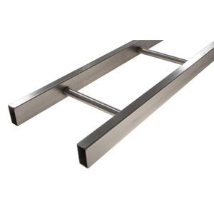 Lengte a 3m. Kabelladder Streaml MK H40 B100 RVS 304 hoh 250