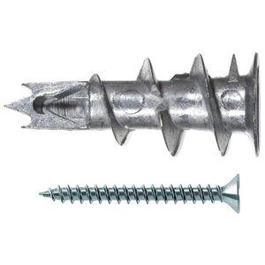 Metalen gipsplaatplug GKM met schroef 4,5x35 VVE=100