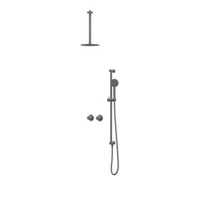 Afbouwdeel regendouche IVY combiset Bond 3 inbouwthermostaat symmetry gebor. metal black CSB3EXGMCACB excl. inbouwbox