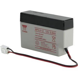 Accu 12V/0,8Ah kunststof/zwart