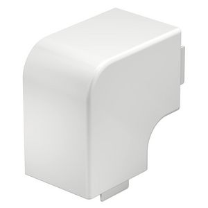 Deksel platte hoek 60x60mm polyvinylchlorid lichtgrijs VVE=2