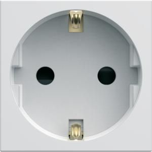 Wandcontactdoos steekklem 1-voudig Gallery verkeerswit