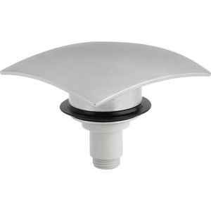 Afdekrozet 70 messing/verchroomd 54359-585310