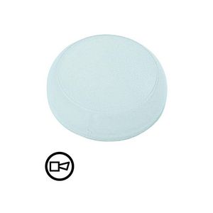 Lens signaallamp wit vlak symbool claxon