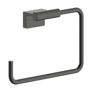 AddStoris S handdoekring Brushed Black Chrome
