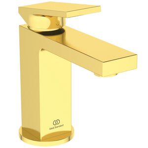 Wastafelmengkraan 5l/min m. waste brushed gold Extra