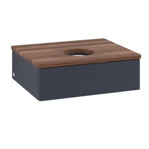Wastafelonderkast Antao 600x190x500mm Mid.Blue Matt Lacquer L07112HG
