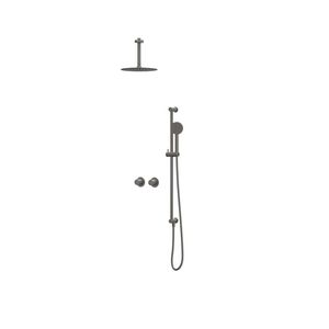 Afbouwdeel regendouche IVY combiset Bond 3 inbouwthermostaat symmetry gebor. metal black CSB3EXGMCBBB excl. inbouwbox