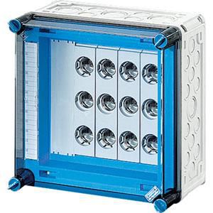Zekeringk. 4x25A 3p DII E27 op r. 250A 5 P. BM2