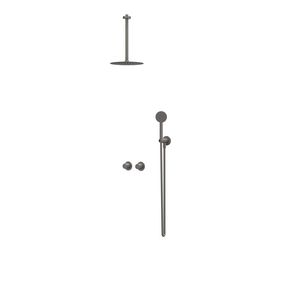 Afbouwdeel regendouche IVY combiset Bond 3 inbouwthermostaat symmetry gebor. metal black CSB3EXGMCBCA excl. inbouwbox
