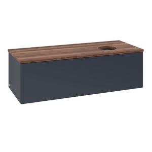Wastafelonderkast Antao 1200x360x500mm Mid.Blue Matt Lacquer L34012HG