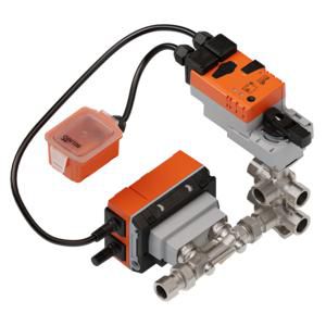 Elektr. 6-weg PI-CCV EPIV Binnendraad Rp 1", DN 25, V'nom 3500 l/h AC/ Belimo