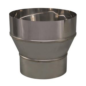 EW RVS verloopstuk 149mm uitw. - 200mm