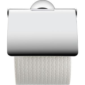 Starck T Papierrolhouder met cover 125x83x131mm Chroom