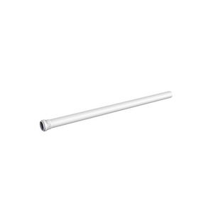 Lengte a 3mtr. PP AS+ riool afvoerbuis 50mm lichtgrijs geluidsarm 1x mof