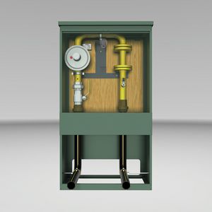 Meteropstelling MO3 in kast G25-G40 (excl gasmeter)