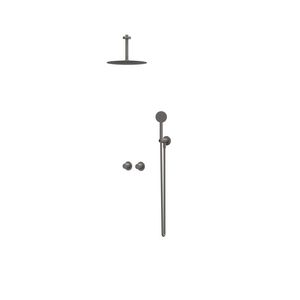 Afbouwdeel regendouche IVY combiset Bond 3 inbouwthermostaat symmetry gebor. metal black CSB3EXGMCCBA excl. inbouwbox