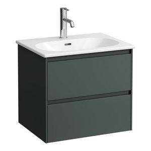 Combipack,wastafel+kraangat+onderkast 2 laden,60cm,traf grey