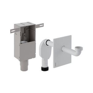 Inbouwsifon 50-32mm glans chroom