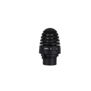Thermostaatkop DELUXE met 0-stand zwart 0-30°C M28x1.5