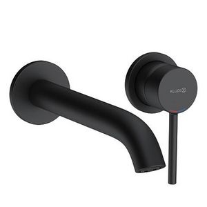 Bozz wastafelmengkraan afm. set 230 2-gt mat zwart