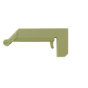 Afsluit- eindplaatbeige polyamide 66 51.5mm 25.7mm, VVE=20
