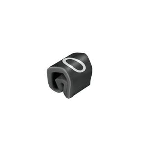 Kabelcoderingsyst. zwart O.D.1.3-3mm PVC s VVE=200