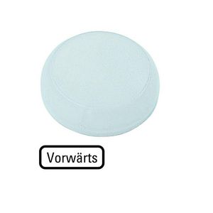 Lens signaallamp wit vlak "voorwaarts"