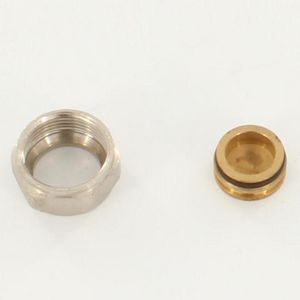 Blindstop + wartel 22mm tbv verdeler