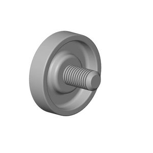 Afdekplaat 12,5x8mm Champagne (22kt Goud)