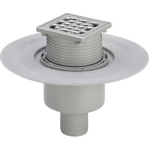 Badkamerafvoer 50 kunststof/grijs 4926-556914