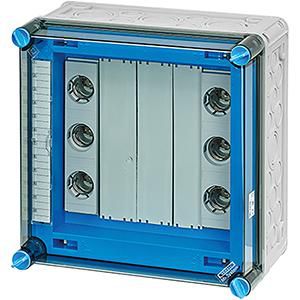 Zekeringk. 2x25A 3p DII E27 op r. 250A 5 P. BM2