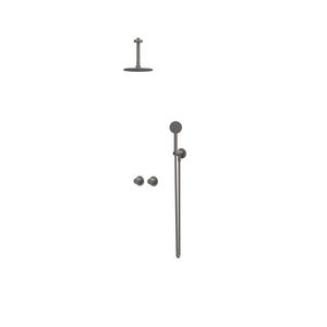 Afbouwdeel regendouche IVY combiset Bond 3 inbouwthermostaat symmetry gebor. metal black CSB3EXGMCDBA excl. inbouwbox