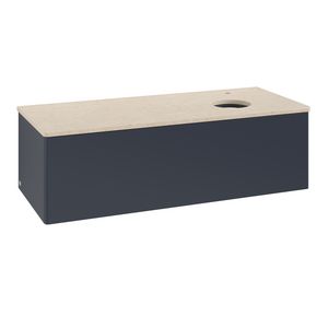 Wastafelonderkast Antao 1200x360x500mm Mid.Blue Matt Lacquer L34053HG