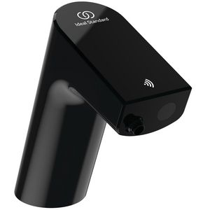 Wastafelkraan z. menging batterij 6 V black onyx Intelliflow