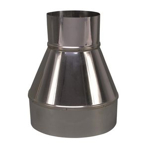 EW RVS verloopstuk 179mm uitw. - 100mm