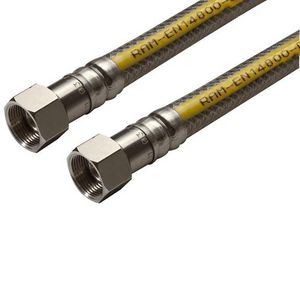Gasslangset RVS 500mm gastec M24