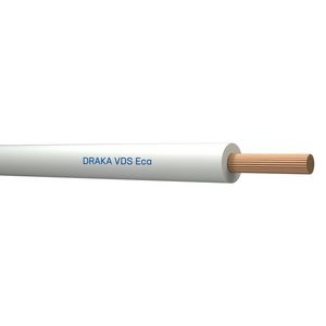 Doos a 100m. VDS Eca 90° hittebestendig wt# 1,5mm² (Wit)